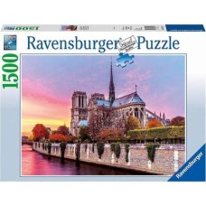 1500 pc Ravensburger Puzzle - Picturesque Notre Dame 1500 pc Ravensburger Puzzle - Picturesque Notre Dame